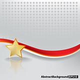 abstract background with gold stars