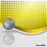 abstract background with grey globe