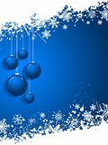 christmas bauble background 