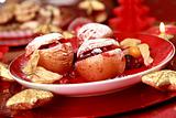 Baked apples for Christmas