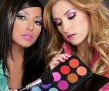 eyeshadow makeup palette brush fashion barbie girls