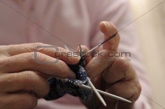 Knitting Hands