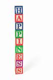 Alphabet Blocks - Happiness