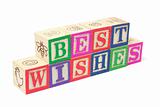 Alphabet Blocks - Best Wishes