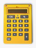 Yellow calculator