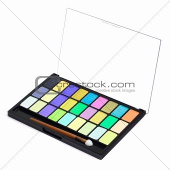 Colorful palette for makeup