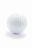 Golf Ball on White Background