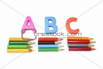 Color Pencils and Alphabets