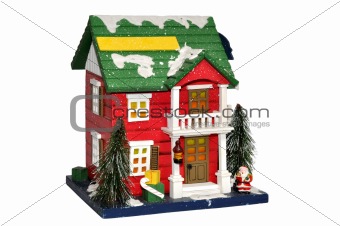 Christmas house Santa Clausa