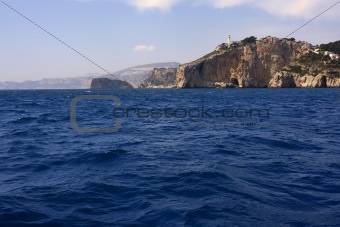 Cape Nao in Mediterranean Sea Spain