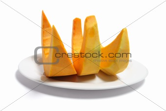 Plate of Pumpkin Slices