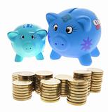 Piggy Banks and Coins
