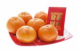 Mandarin and Red Packet