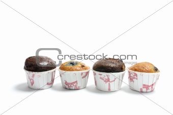 Row of Mini Muffins