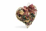 Potpourri in Heart-Shaped Box