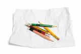 Pencils and Crumpled Paper