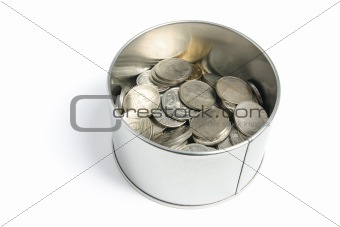 Coins in Tin