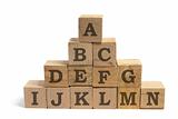 Stack of Alphabet Blocks