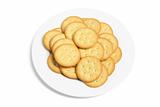 Plate of Cracker Biscuits