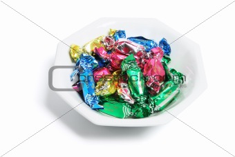 Bowl of Chocolate Lollies