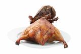 Chinese Roast Duck on Plate