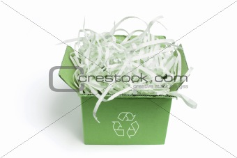 Box of Paper Shreddings