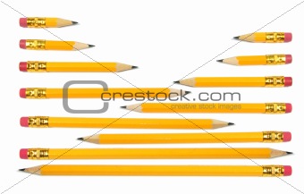 Rows of Pencils