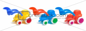 Plastic Toy Earthmovers