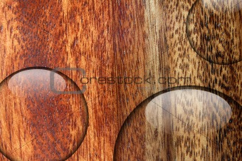water drop on wood surface