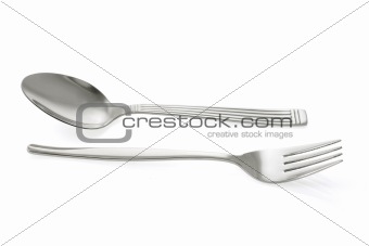 Pair of Fork and Spoon