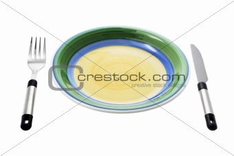 Pate with Fork and Spoon