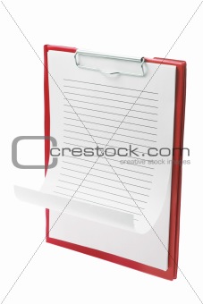 Clipboard with Papers