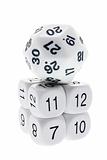 Stack of Number Dice