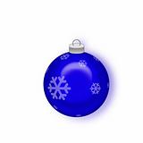 Blue Glass Ornament