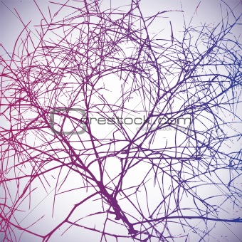 Abstract background with tree. vector illustration