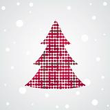 Christmas tree . Vector illustration