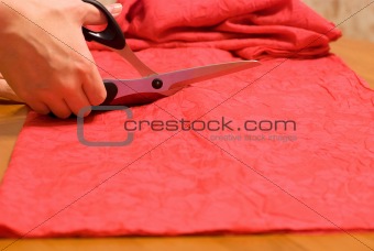 Cut fabric