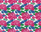 seamless peony pattern