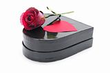 Red Rose on Gift Box