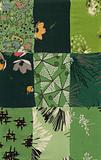 green quilt pattern