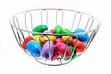 Easter Eggs in Fruit Bowl