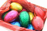 Easter Eggs in Gift Box