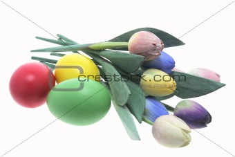 Easter Eggs and Tulip Ornaments
