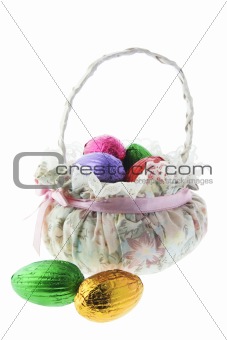 Easter Eggs and Basket