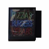 Pizza Burger Kebab sign