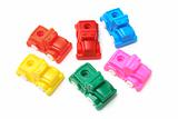 Collection of Plastic Toy Cars