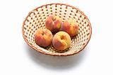 Peaches in Basket