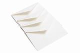 Row of Blank Envelopes