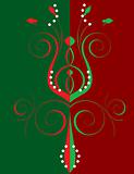 Christmas Abstract Flower