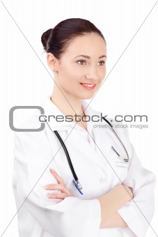 woman doctor in uniform